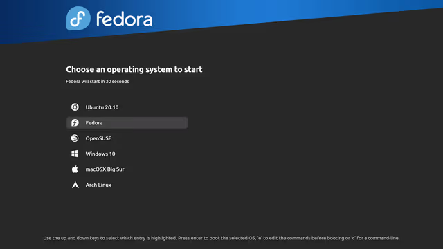 fedora-grub2-sample-screen